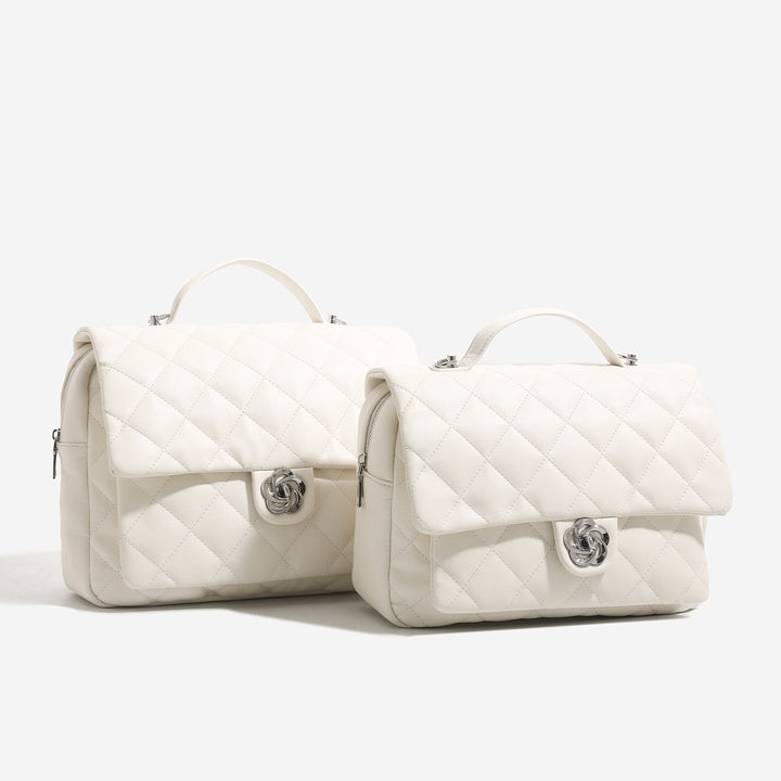 Damen Handtasche mit luxuriösem Steppmuster und abnehmbaren Schulterriemen Nord Taschen