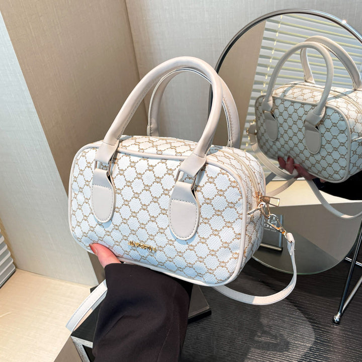 Damen Handtasche mit elegantem geometrischen Muster Nord Taschen