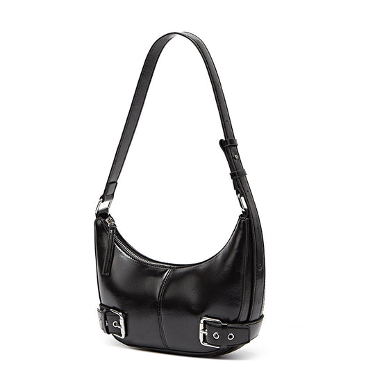 Damen Hobo-Tasche mit modernen Schnallenakzenten und leicht gewölbter Silhouette Nord Taschen