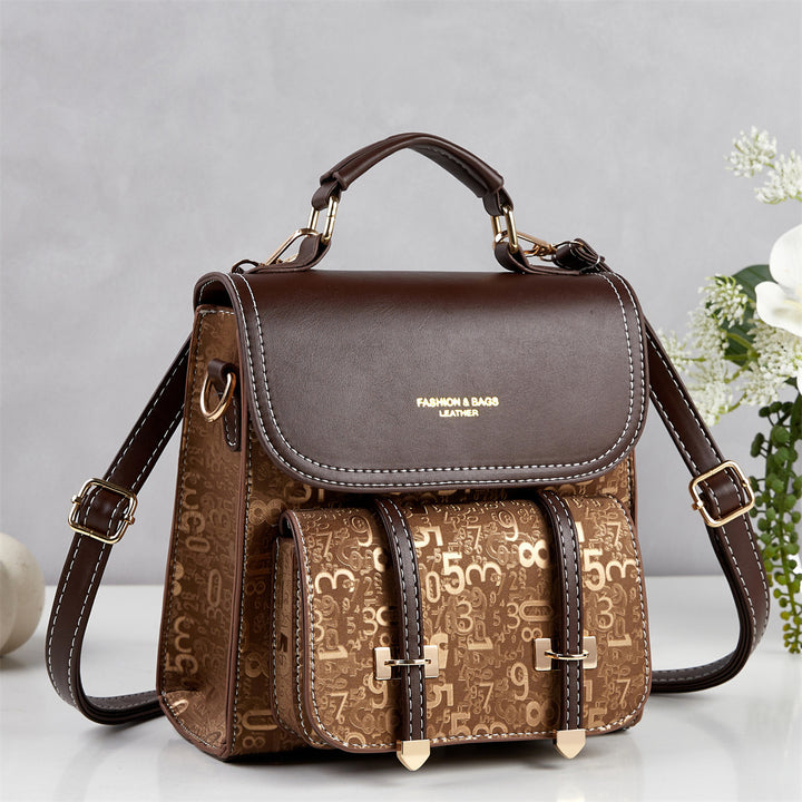 Damen Leder Rucksack Tasche Nord Taschen