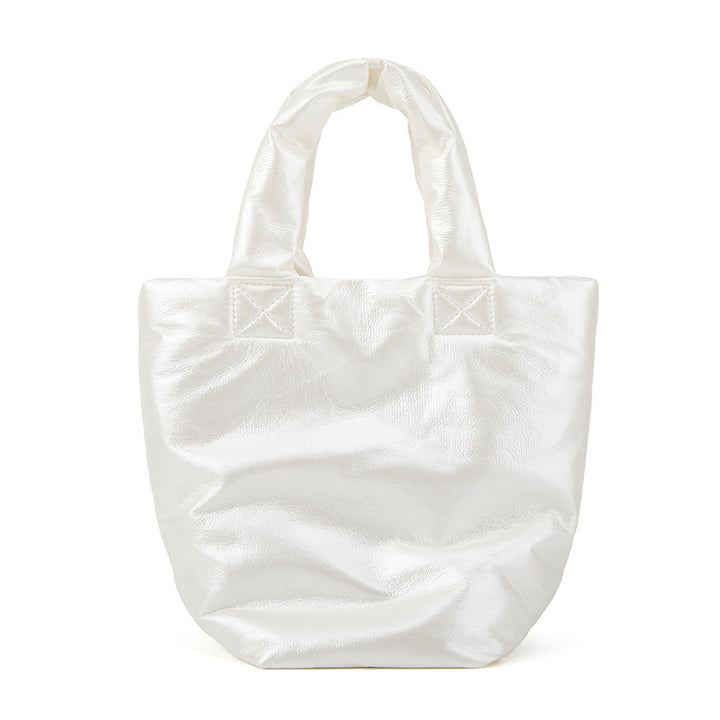Damen Handtasche aus geschmeidigem Kunstleder mit einzigartigem Faltendesign Nord Taschen