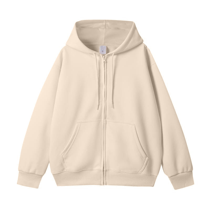 Unisex Oversize-Kapuzenjacke mit durchgehendem Reißverschluss und Kängurutasche Nord Taschen
