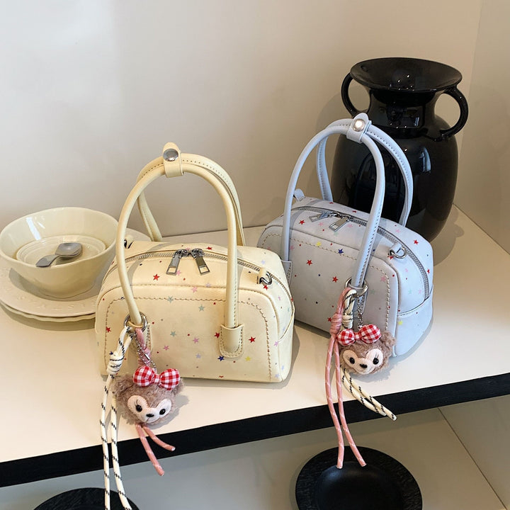 Damen Mini-Handtasche mit buntem Sternenmotiv Nord Taschen