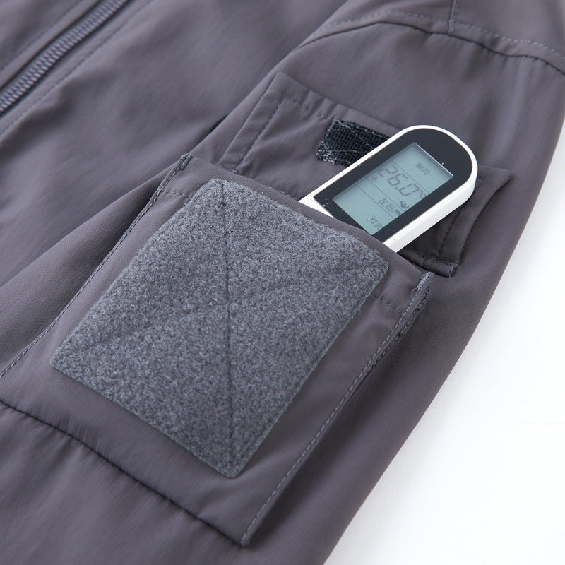 Herren leicht wattierte Bomberjacke im Utility-Look mit Ärmeltasche Nord Taschen