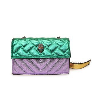 Damen glamouröse Umhängetasche mit schimmerndem und gepolstertem Design Nord Taschen