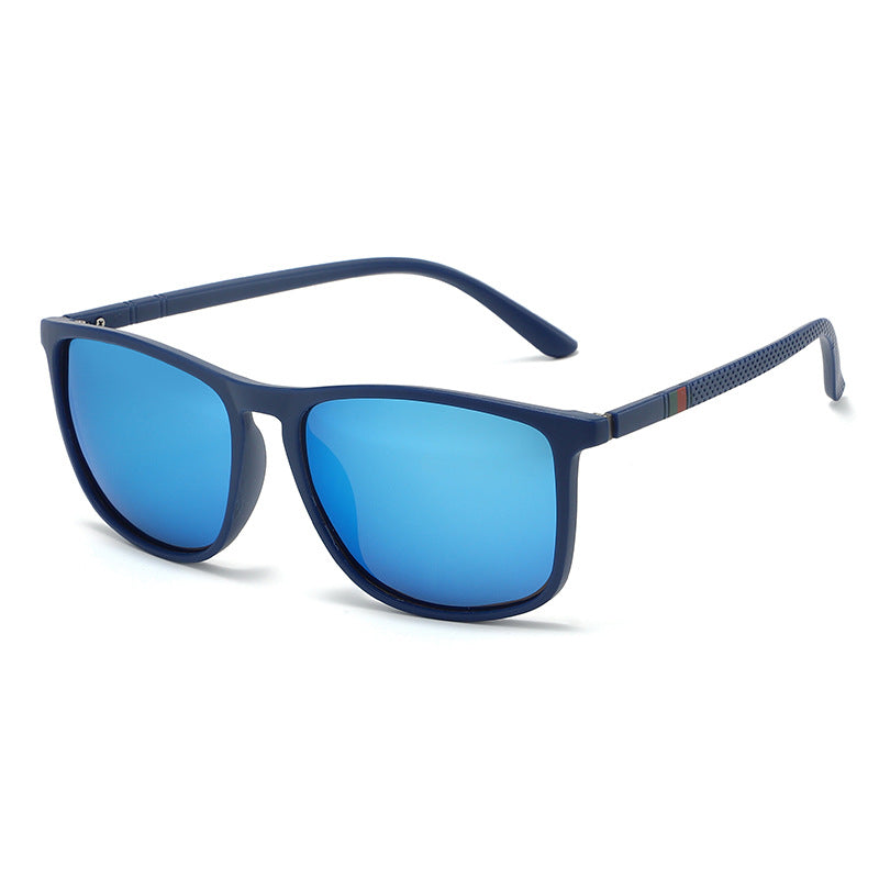 Nord Taschen | UV-Schutz quadratische polarisierte Sonnenbrille mit großem Rahmen