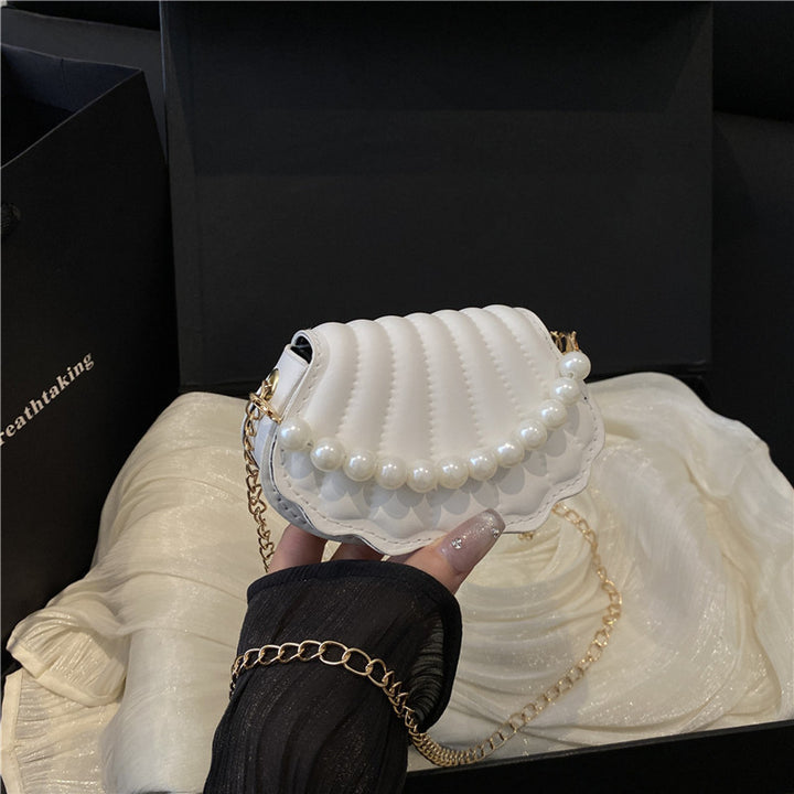 Damen elegante Umhängetasche mit Perlenakzenten Nord Taschen