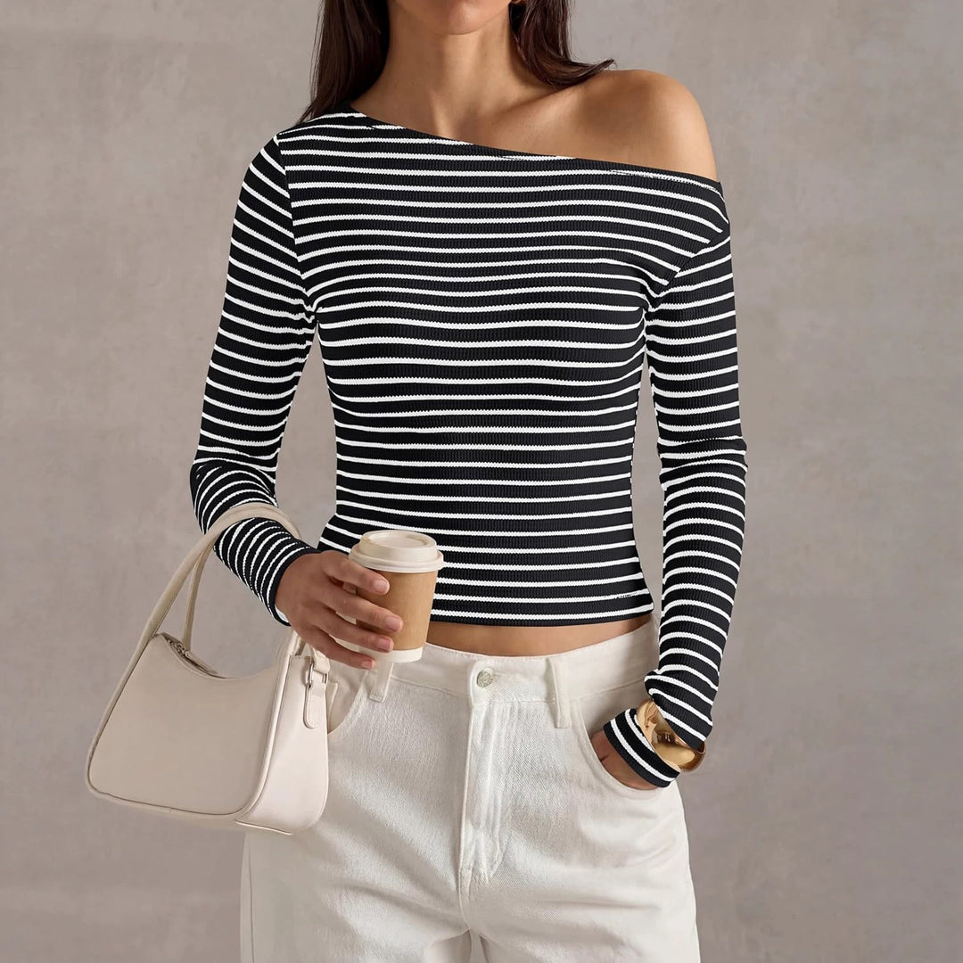 Damen Langarm Shirt Nord Taschen