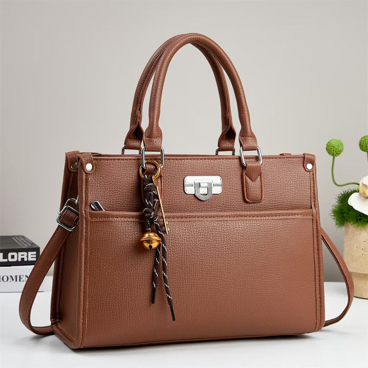 Damen Handtasche mit strukturiertem Design und abnehmbarem Tragegurt Nord Taschen