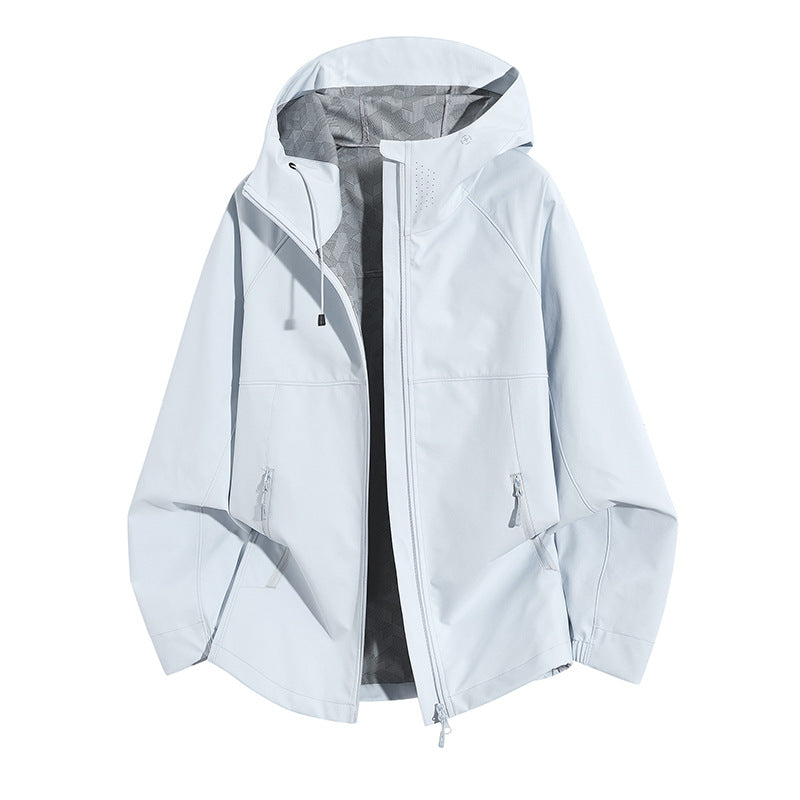 Damen Wetterfeste Kapuzenjacke mit belüftetem Kragen Nord Taschen