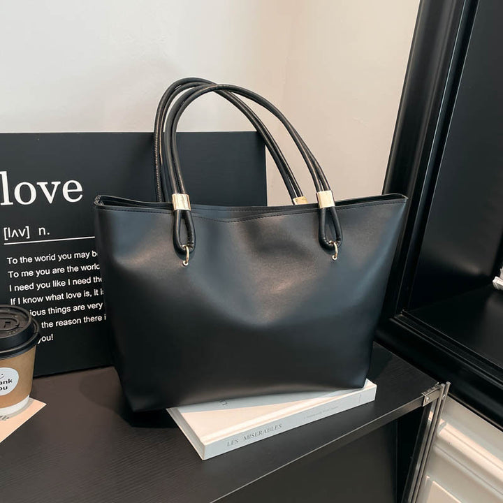 Damen elegante Tote-Bag mit hochwertigen Tragegriffen und praktischen Fächern Nord Taschen