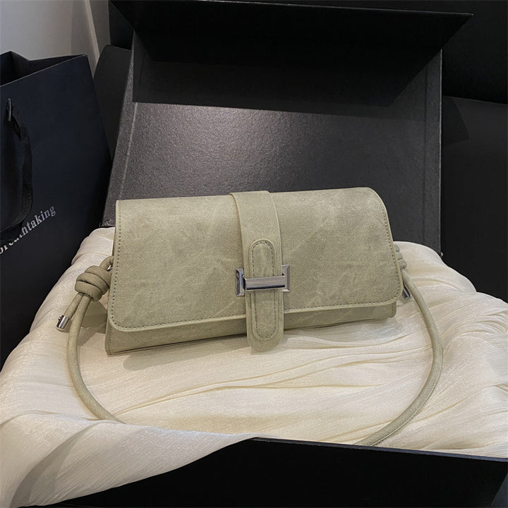 Damen schicke Umhängetasche mit elegantem Klappverschluss Nord Taschen