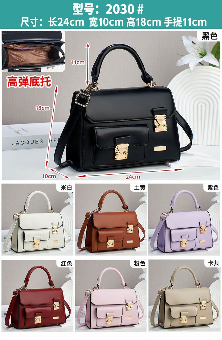 Damen elegante Handtasche mit multifunktionalem Tragegurt Nord Taschen