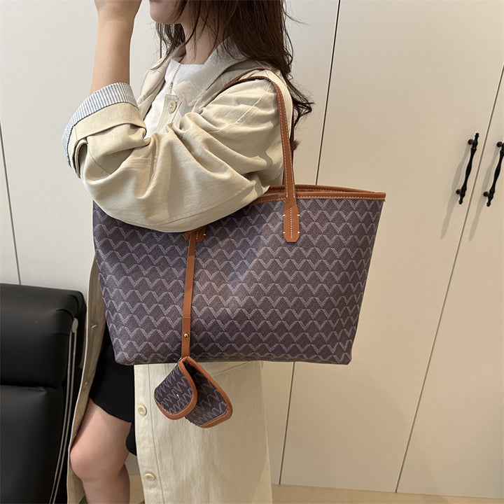 Damen geräumige Freizeit-Tasche mit elegantem Muster Nord Taschen