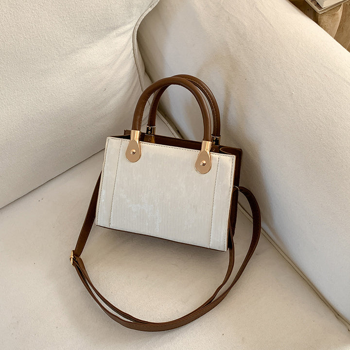 Damen elegante Handtasche mit strukturierter Oberfläche und abnehmbaren Tragegurten Nord Taschen