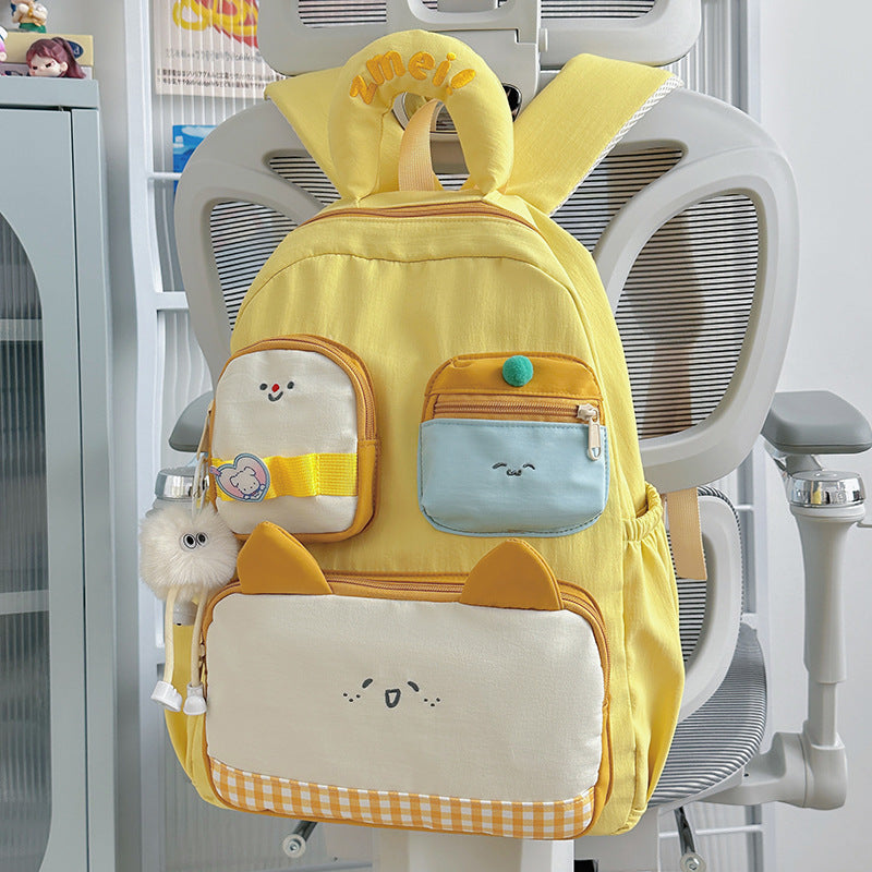 Damen Kinderrucksack mit fröhlichem Tiermotiv und innovativem Fächerdesign Nord Taschen