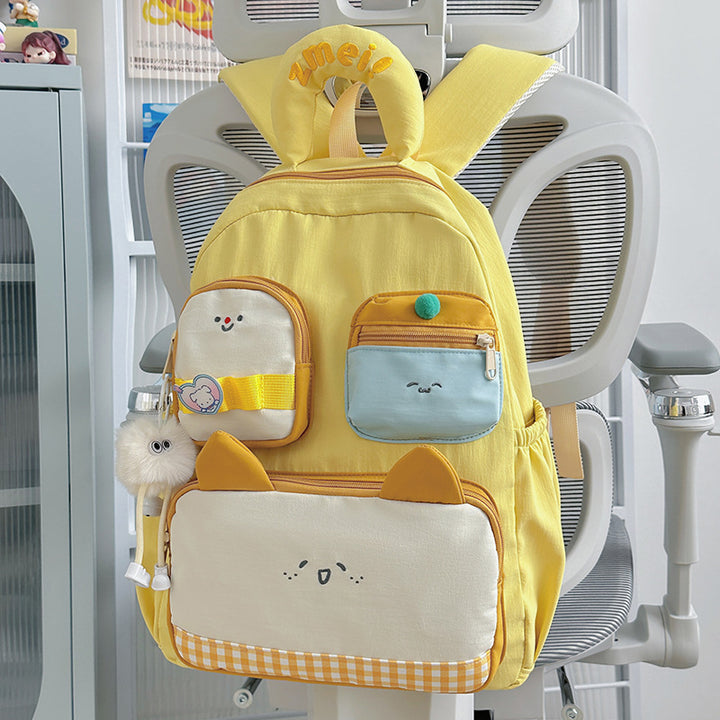 Damen Kinderrucksack mit fröhlichem Tiermotiv und innovativem Fächerdesign Nord Taschen