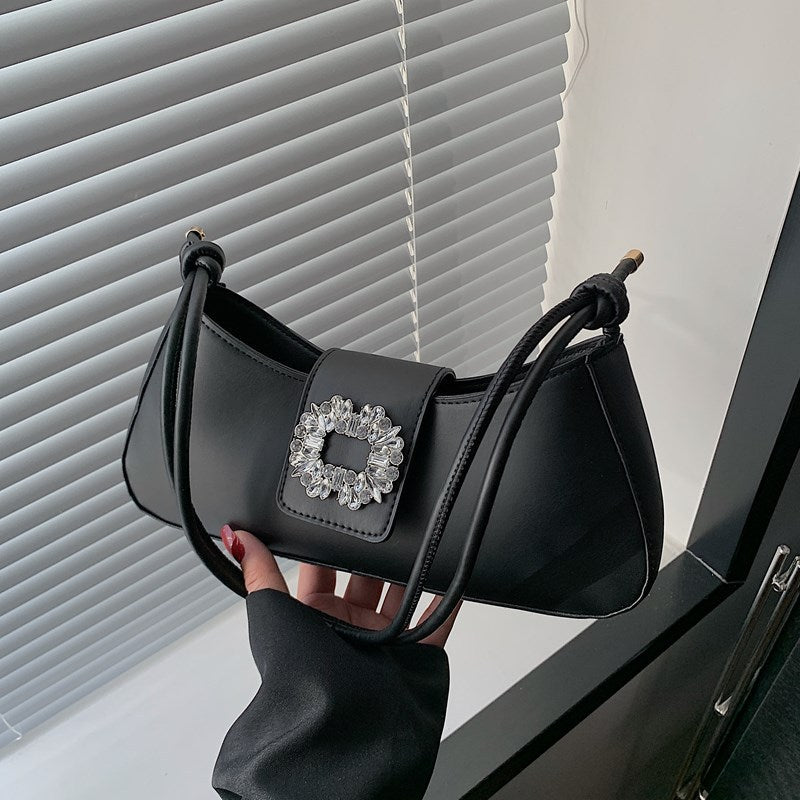 Damen modische Schultertasche mit funkelndem Clipverschluss Nord Taschen