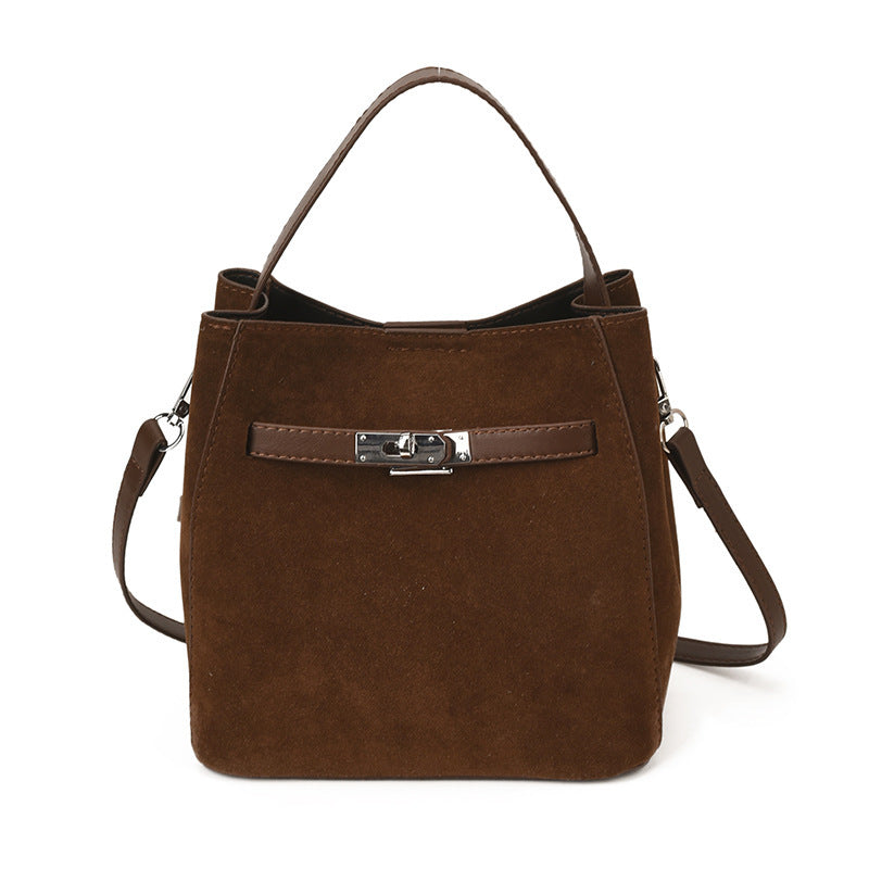 Damen elegante Veloursleder Tote Bag Nord Taschen