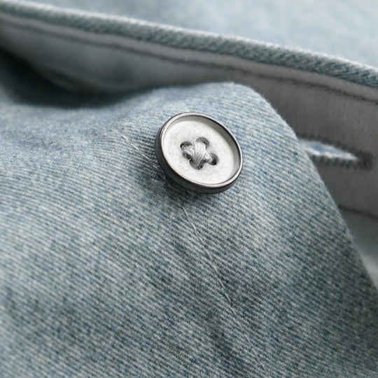 Herren Denim-Overshirt mit Used‑Effekt und Brusttasche Nord Taschen