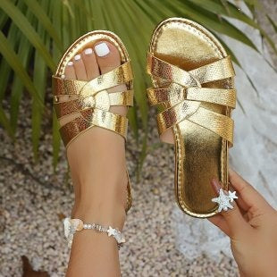 Damen Elegante und komfortable Riemensandaletten