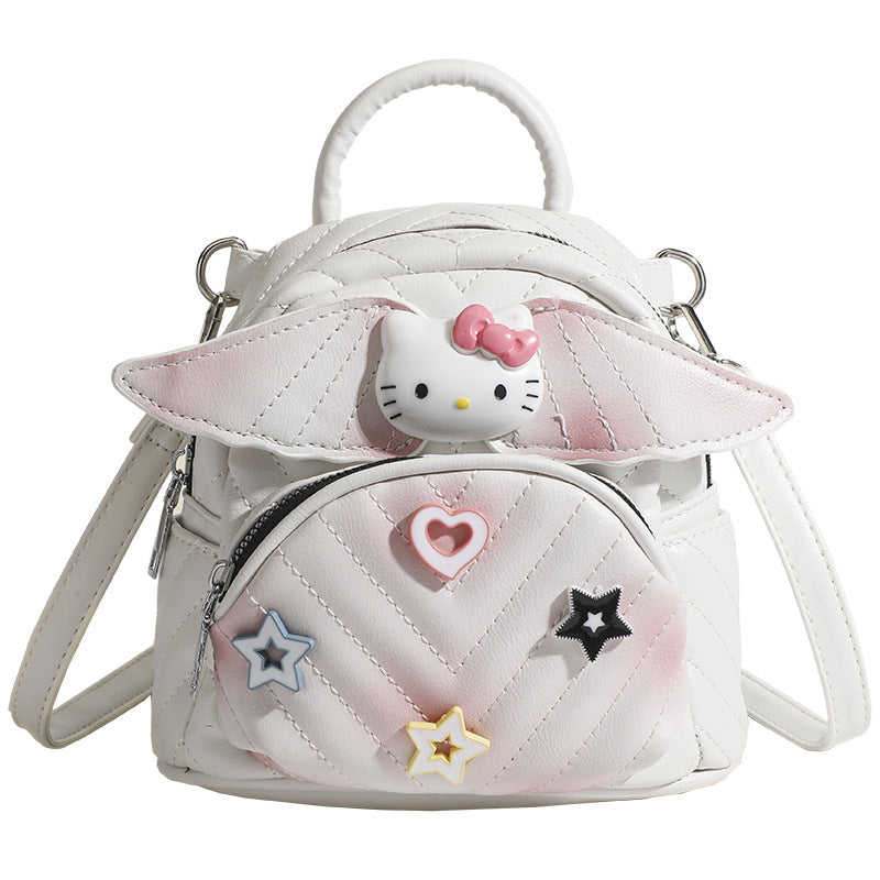 Damen Mini-Rucksacktasche mit verspieltem Hello Kitty Motiv Nord Taschen