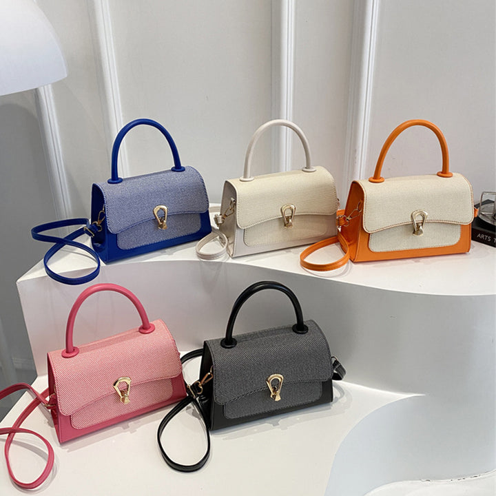 Damen Handtasche mit strukturiertem Design und elegantem Klappenverschluss Nord Taschen