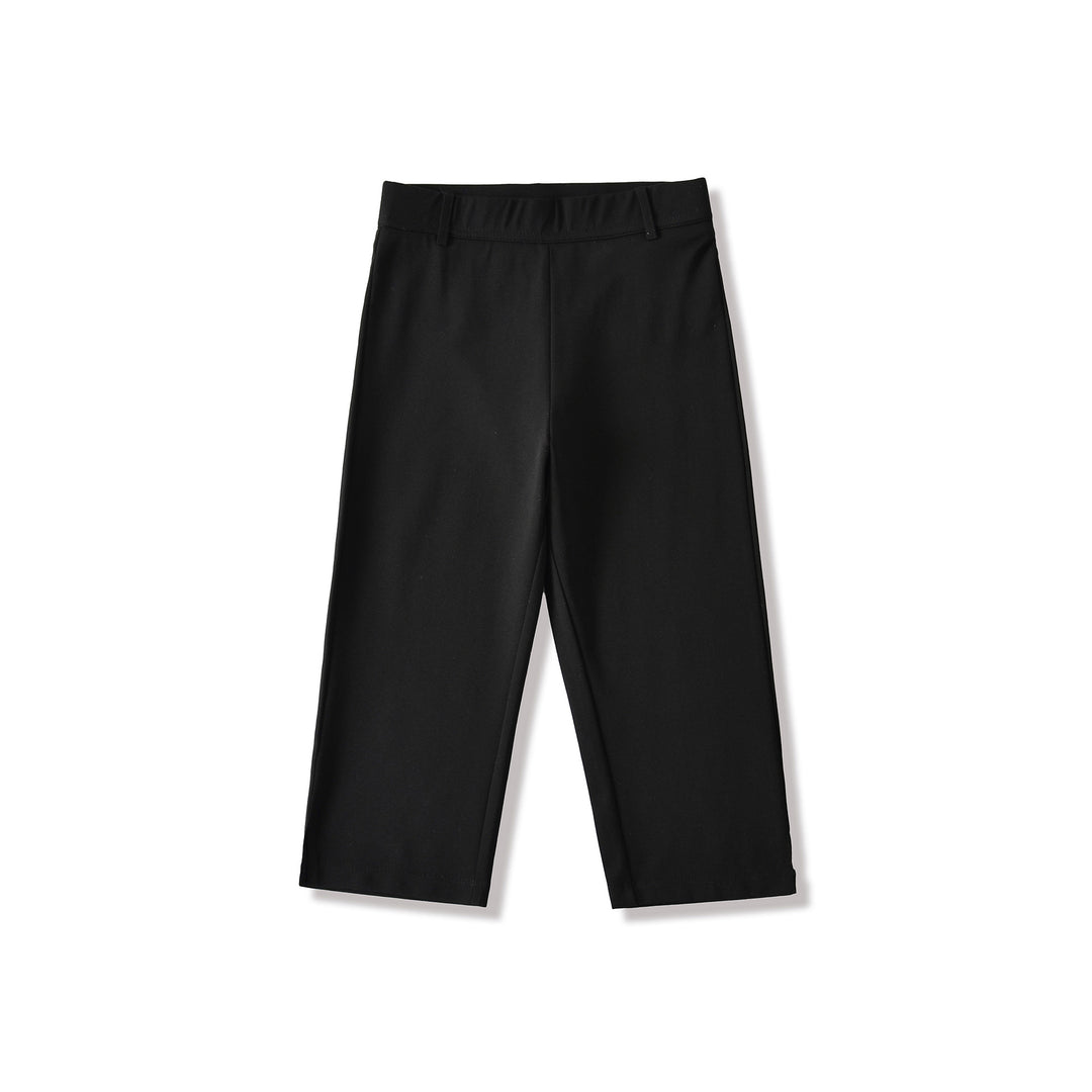 Damen Capri-Stretchhose mit hohem Bund, schmaler Silhouette und Bein-Schlitz Nord Taschen