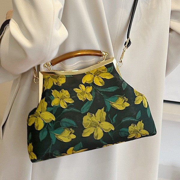 Damen elegante Handtasche mit floralem Design Nord Taschen 1780428170