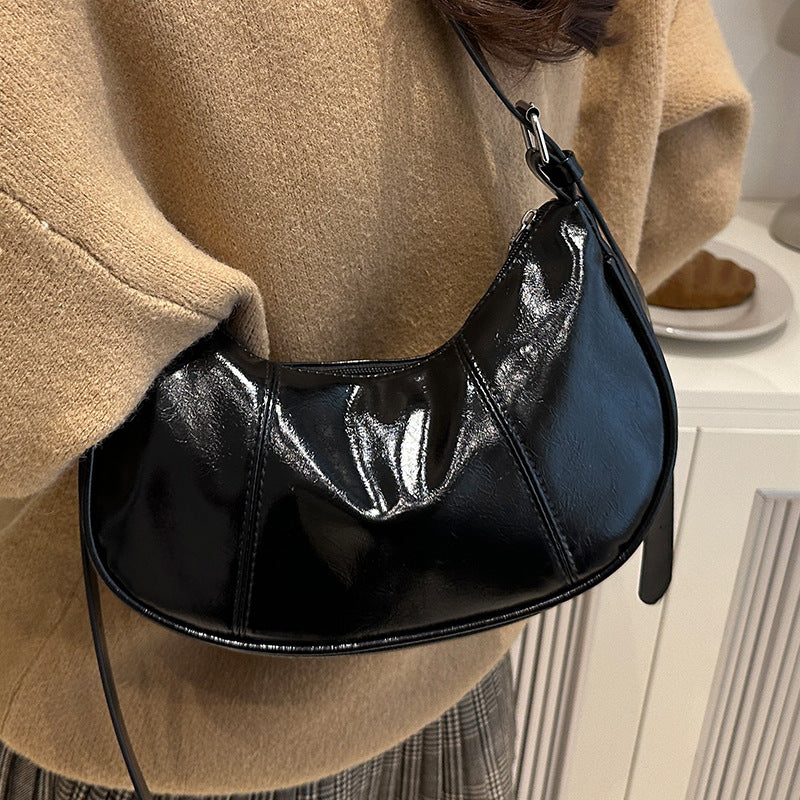 Damen Handtasche mit strukturiertem Kunstleder und verstellbarem Schulterriemen Nord Taschen