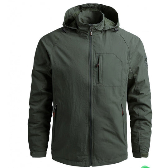 Herren Leichte Outdoor-Jacke mit hohem Kragen und praktischen Taschen Nord Taschen