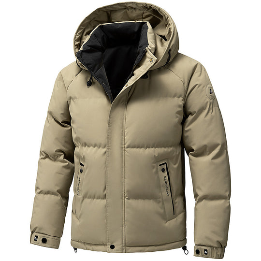 Herren Wattierte Kapuzen-Parka mit Thermofutter und winddichter Außenhülle Nord Taschen