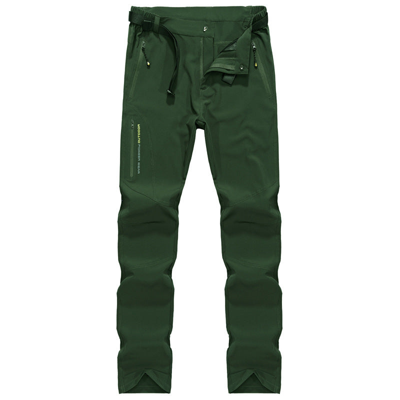 Damen Stretch-Softshell Outdoorhose mit vorgeformten Knien, verstellbarem Bund und Reißverschlusstaschen Nord Taschen