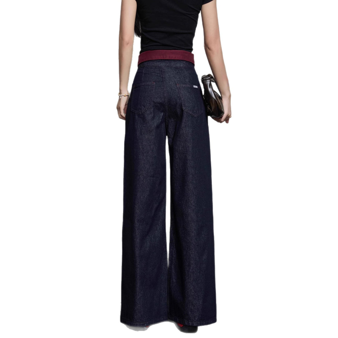 Damen Weit geschnittene Jeanshose Nord Taschen 1789268673