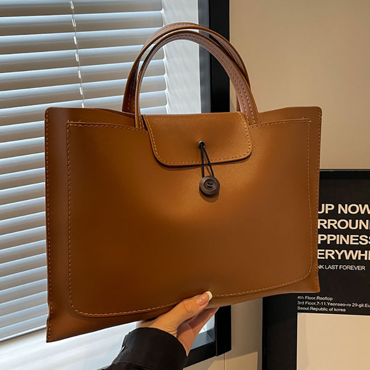 Damen elegante Tragetasche mit praktischer Klappverschluss | Nord Taschen