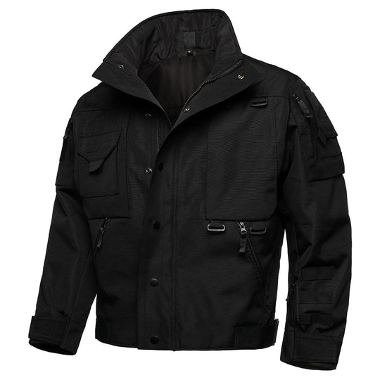 Herren Tactical Field Jacke mit Multi‑Taschen, verstellbaren Bündchen und wasserabweisender Ripstop‑Qualität Nord Taschen