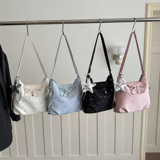 Damen Umhängetasche mit funkelndem Sternenmotiv Nord Taschen