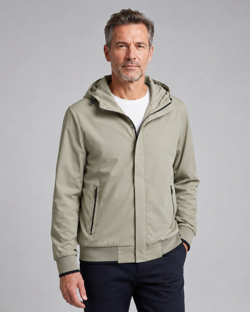 Herren Leichte Übergangsjacke mit Kapuze Nord Taschen