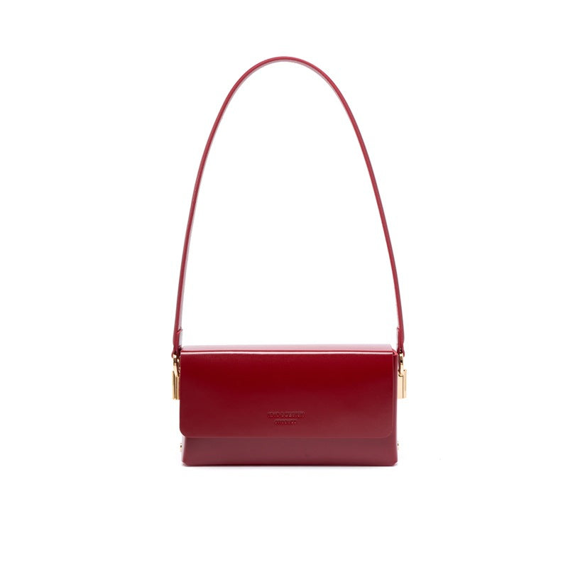 Damen elegante Lederumhängetasche mit minimalistischer Form Nord Taschen