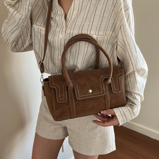Damen Schultertasche mit strukturiertem Design und abnehmbaren Riemen Nord Taschen