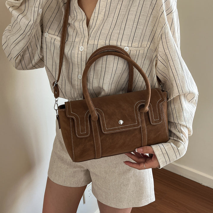 Damen Schultertasche mit strukturiertem Design und abnehmbaren Riemen Nord Taschen