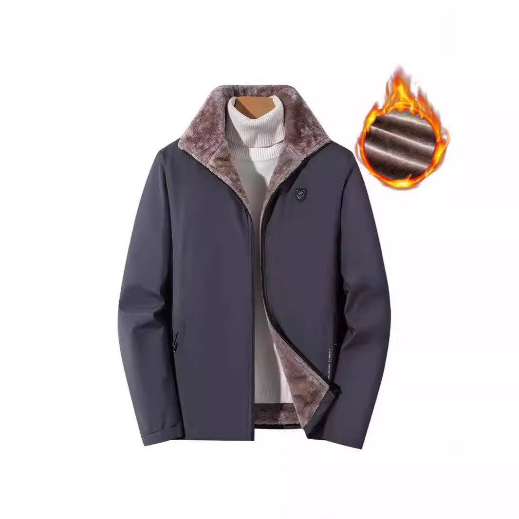 Herren Thermo-Softshelljacke mit durchgehendem Reißverschluss und Teddy-Innenfutter Nord Taschen