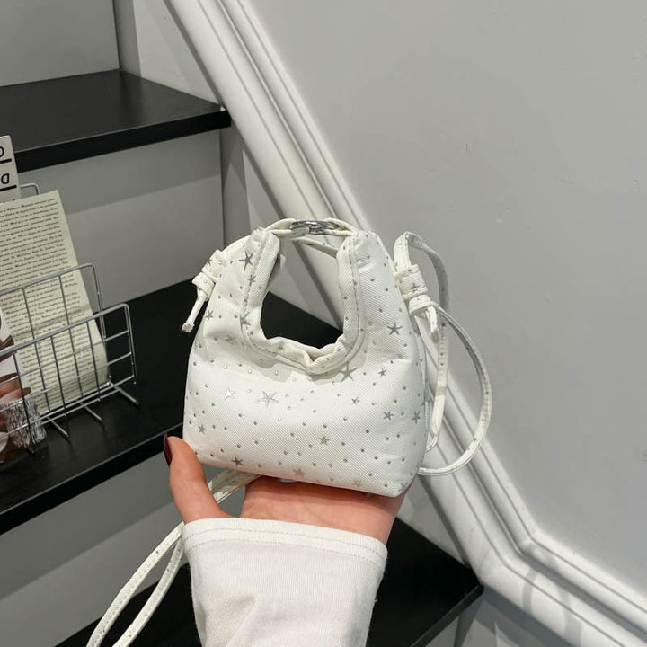 Damen Mini-Umhängetasche mit Sternenmuster Nord Taschen