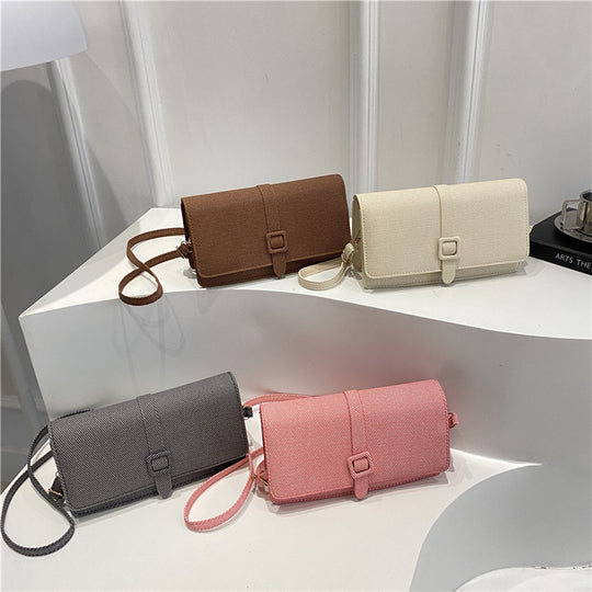 Damen Clutch mit eleganter Struktur Nord Taschen