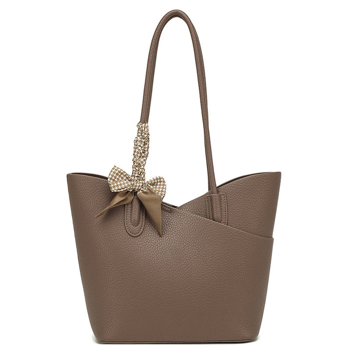 Damen Shopper-Tasche mit verspieltem Schleifenakzent und elegantem Design Nord Taschen