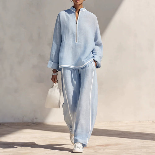 Damen Luftiges und elegantes Pyjama-Set Nord Taschen