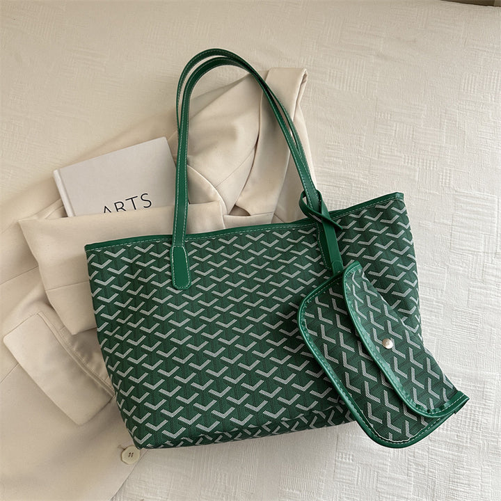 Damen elegante Einkaufstasche mit modernem Muster Nord Taschen