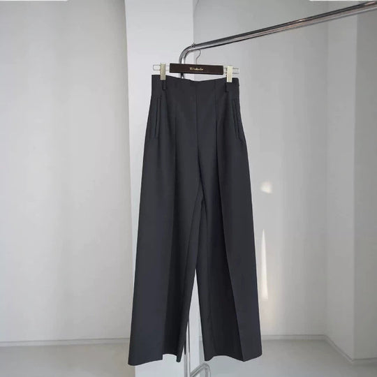 Damen Elegante und weite Stoffhose Nord Taschen