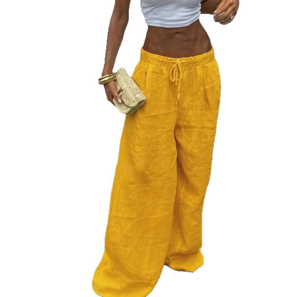 Damen weite Palazzohose Nord Taschen