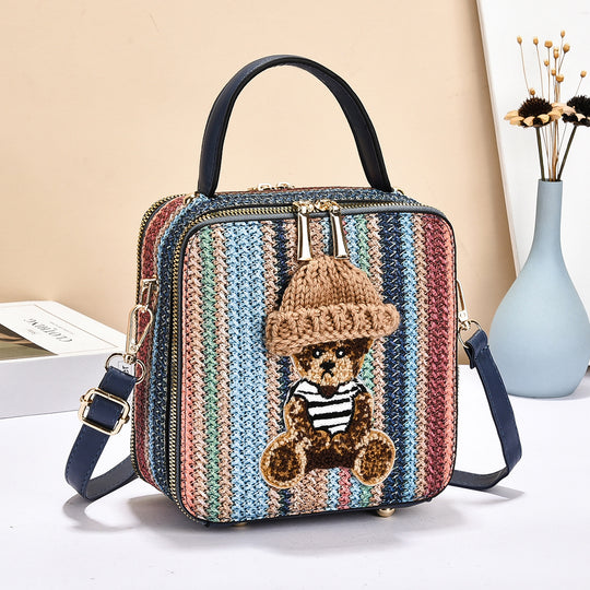 Damen Umhängetasche mit einzigartigem Teddy-Design Nord Taschen